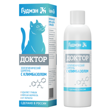 Доктор Шампунь для кошек (с климбазолом) – интернет-магазин Ле’Муррр