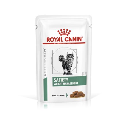 Royal Canin Satiety Weight Management SAT34 Влажный лечебный корм для взрослых кошек для контроля избыточного веса – интернет-магазин Ле’Муррр
