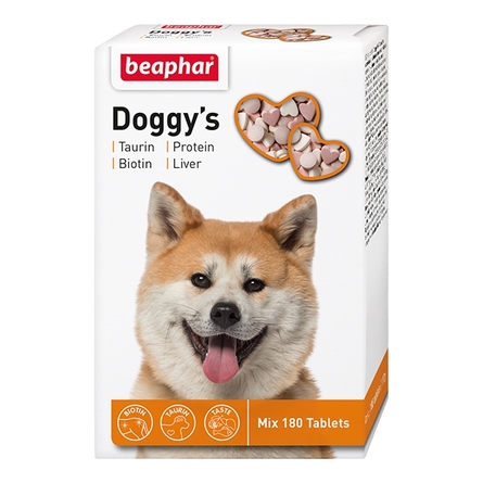 Beaphar Doggy's Mix Витаминное лакомство для взрослых собак, 180 таблеток – интернет-магазин Ле’Муррр