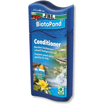 JBL BiotoPond Кондиционер для подготовки воды, подходящей для прудовых рыб, 250 мл, на 5000 л – интернет-магазин Ле’Муррр